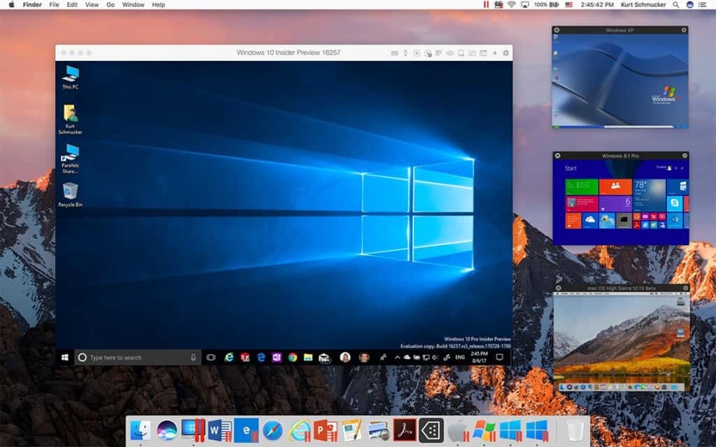 set up a windows emulator on your mac